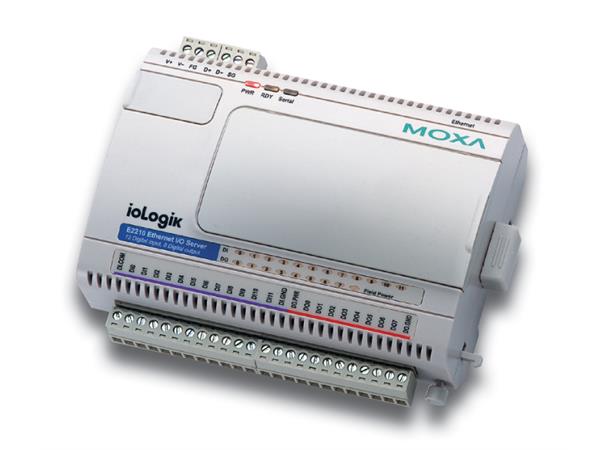 Moxa ioLogik E2242 Ethernet I/O Eth. RTU Controller, 4xAI, 12xconfig.DIO 